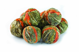 БАЙ ЮЙ ЛЯНЬ (Белый лотос благоденствия) Шарик с цветком ЛИЛИИ  ,  арт.02141_ЧАЙНАЯ ТОРГОВЛЯ